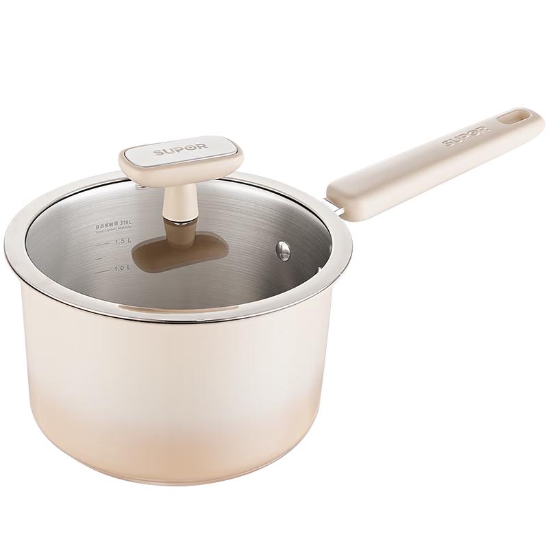 Supor 316 Food-Grade Stainless Steel Saucepan