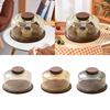 Cake Stand with Dome Lid Display Stand Container Multifunctional Decorative Decorating Wood Cake Plate for Baking Gifts Party