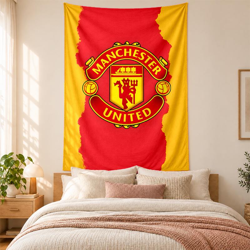 FC Manchester Tapestry highquality for decorating living room bedroom dorm walls ideal as bedroom wallart orholiday gift