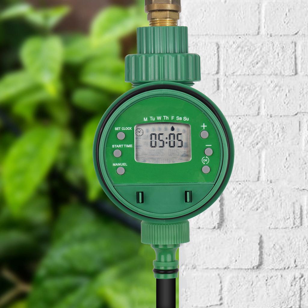 Garden Water Timer Digital Display G1 2 Thread Automatic Watering Timer for Balcony Lawn Greenhouse