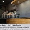 Dimmable RV Reading Light 3 Color Temperature Boat Bedside Flexible Gooseneck Wall Lamp with USB Charging Port 10‑30V Black