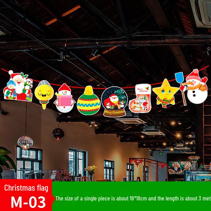 2025 Christmas Banners: Festive Hanging Decorations for Kindergartens and Malls