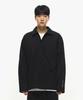 Mozmoz Cotton Trucker Jacket With Sleeve Embroidery Black