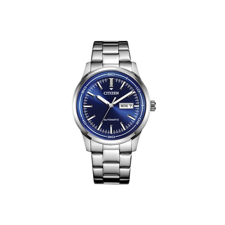 CITIZEN Mechanical Movement Stainless Steel Strap Watch Unisex Blue Dial NH8400-87L Blue