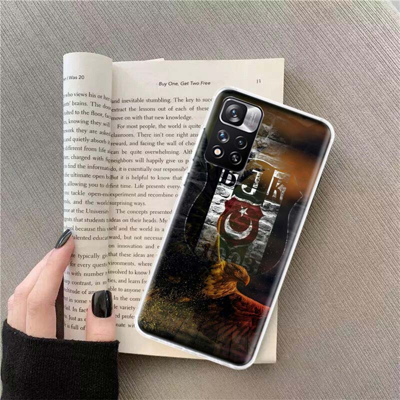 Fashion Besiktas BJK Phone Case For Xiaomi Poco F7 14 Ultra Mi 9T 12T 11T 13 15 Pro 12 11i 12X 10T 11 10 9 8 Lite 5G A3 CC9E Cov
