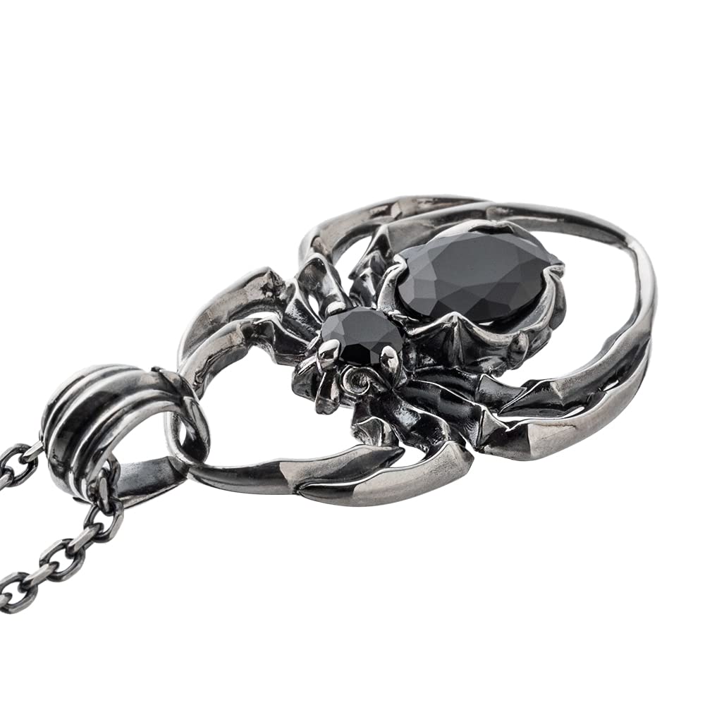 Artemis Classic Spider Pendant (acp0350) - Men's Silver Accessory, Brand Jewelry, 925 Sterling Silver