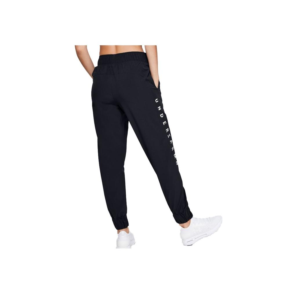 Under Armour Gewebte Markensport-Hose Damenhose Schwarz 1351883-001