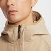 Nike WINDRUNNER Jackets Men's Linen Fabric/Light Khaki/Gym Red Hooded Moderate Other IF3370-221