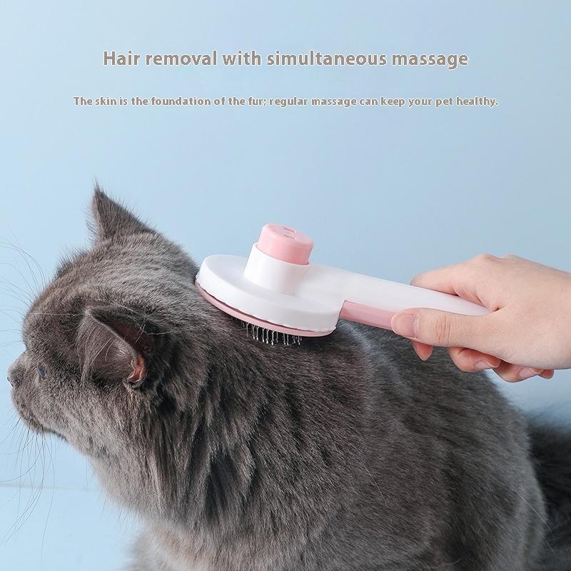 Pet Comb Removal Cleaning Grooming Brush Massage Grooming Brush Pet Cat Dog Hair Remover Combs Cat Dog Cleaning Care Supplies