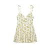 2025 Spring/Summer Floral Print Slimming Camisole Dress for Women
