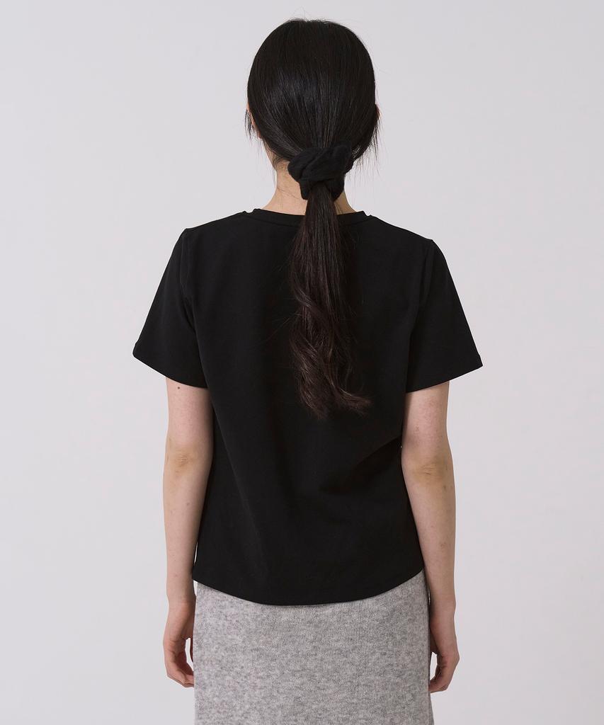 Sayu Basic Tension Short Sleeve T-Shirt Black