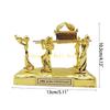 KX4B Ark Of The Covenant Replicas Statue Gold Plated With Ark Content Aaron Rod Decorative Sculptures For Home