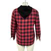 Mens Plaid Jackets Shirts Zip Up Hoodies Classic Casual Lightweight Fall Outerwear Outdoor Sweatshirts With Pocket