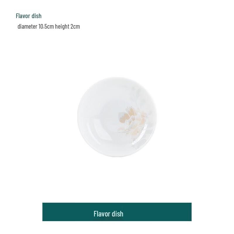 Elegant European Style Bone China Dipping Dish Set (6-Piece)