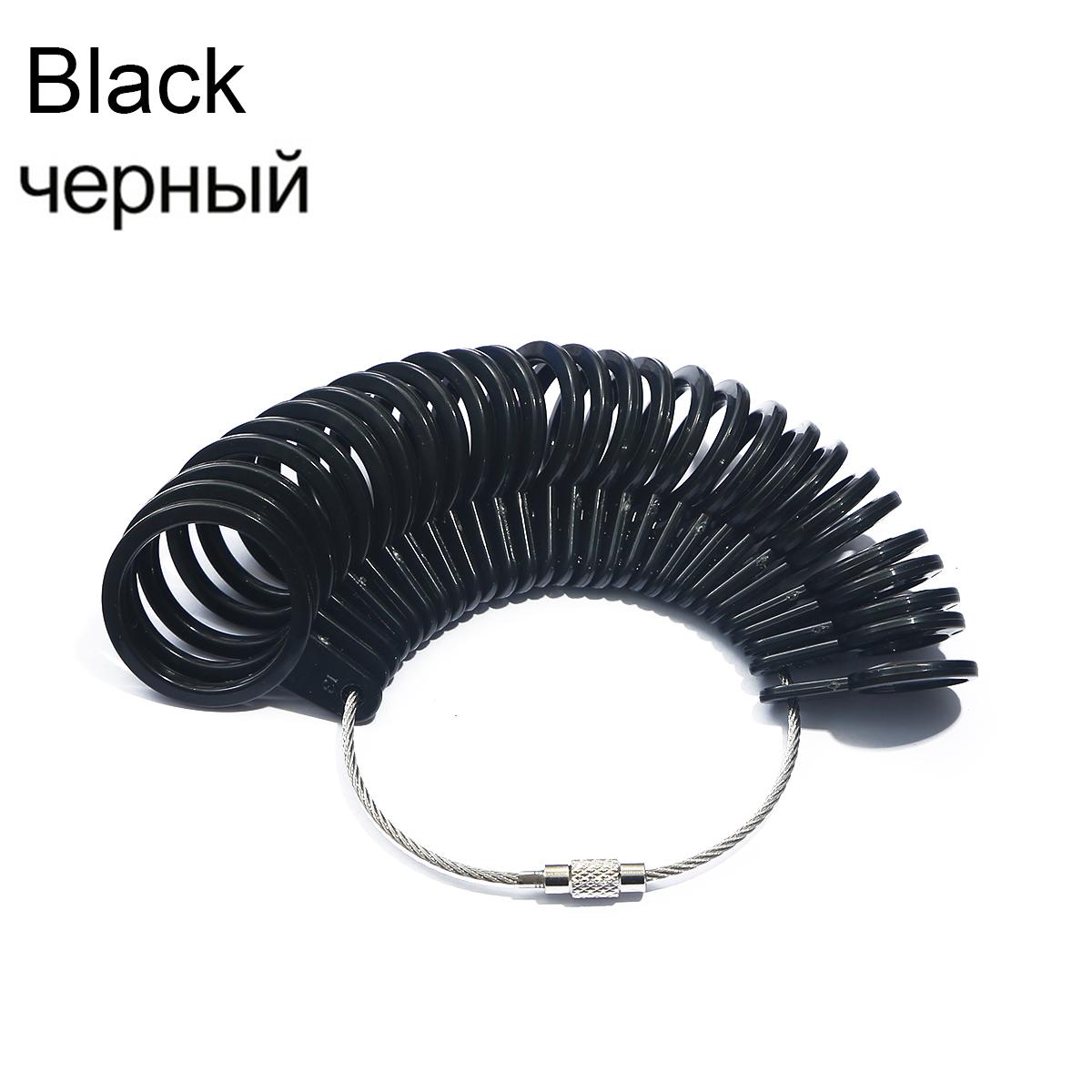 

Инструменты для измерения размеров колец, ювелирные инструменты, инструмент для измерения колец, британский/американский размер, инструмент для измерения размеров ювелирных изделий своими руками 1-30yard чёрный