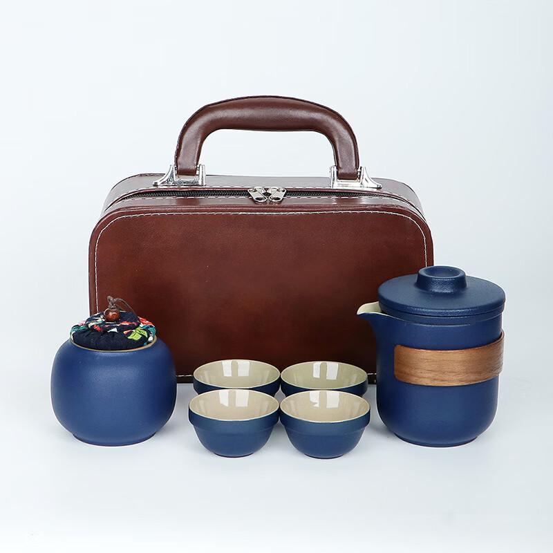 Portable Japanese Ceramic Gongfu Tea Set