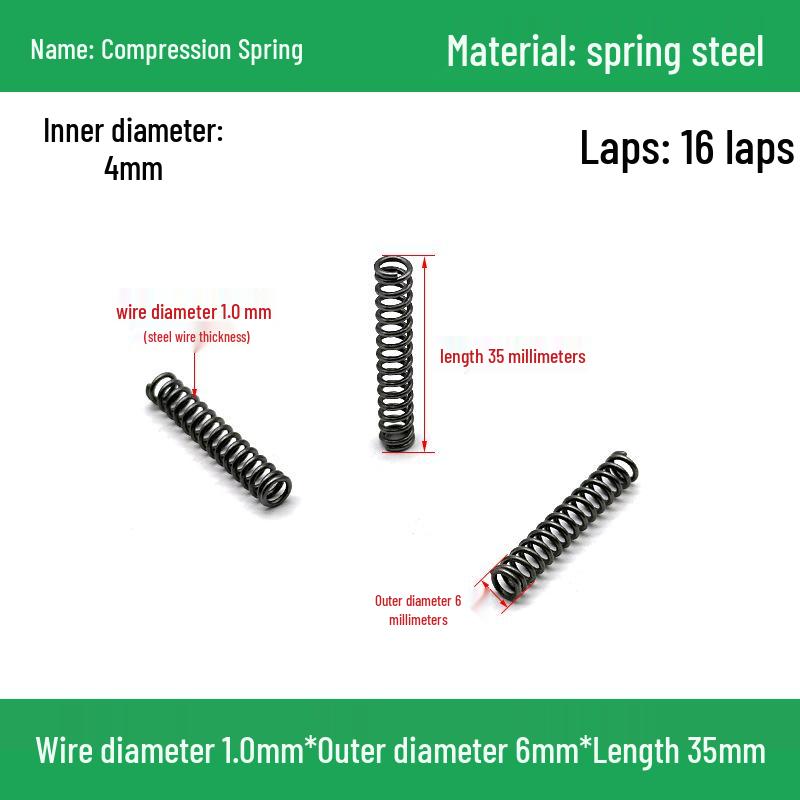 Heavy Duty Y-Type Compression Spring Shock Absorber, 1.0mm Wire Diameter, Outer Diameter 5-20mm.