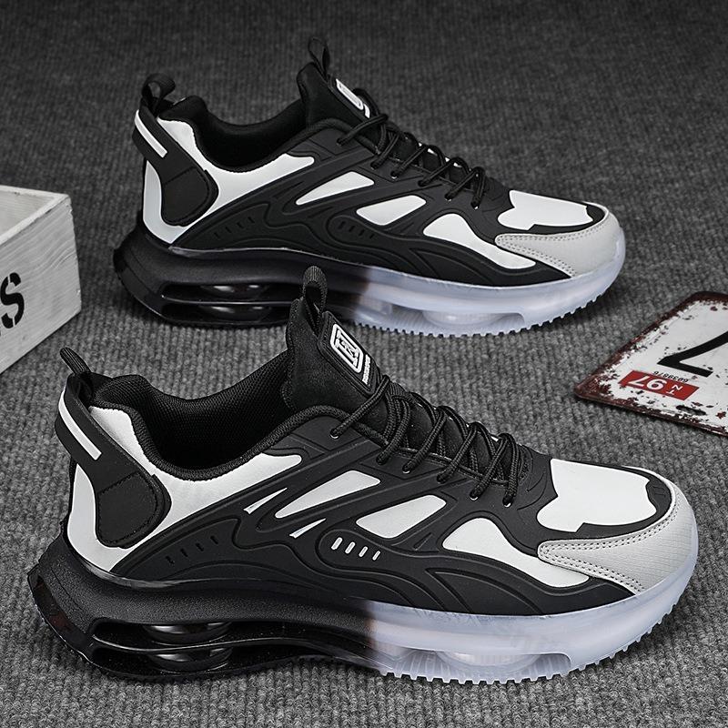 Mode 2025 Frühling Neue Herren Freizeit Sportschuhe Modetrend Vielseitige Schuhe mit dicker Sohle Low-Top Bequeme Schnür-Plateau-Sneakers