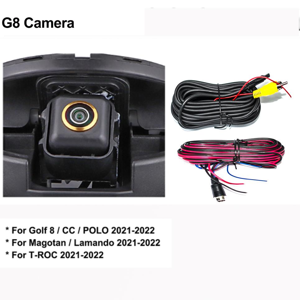 Gold Fisheye 170° AHD 1080P Flip Emblem Reverse Backup Camera For VW Passat CC Golf 6/7/8 Magotan B6/B7/B8 Polo Beetle EOS T-roc