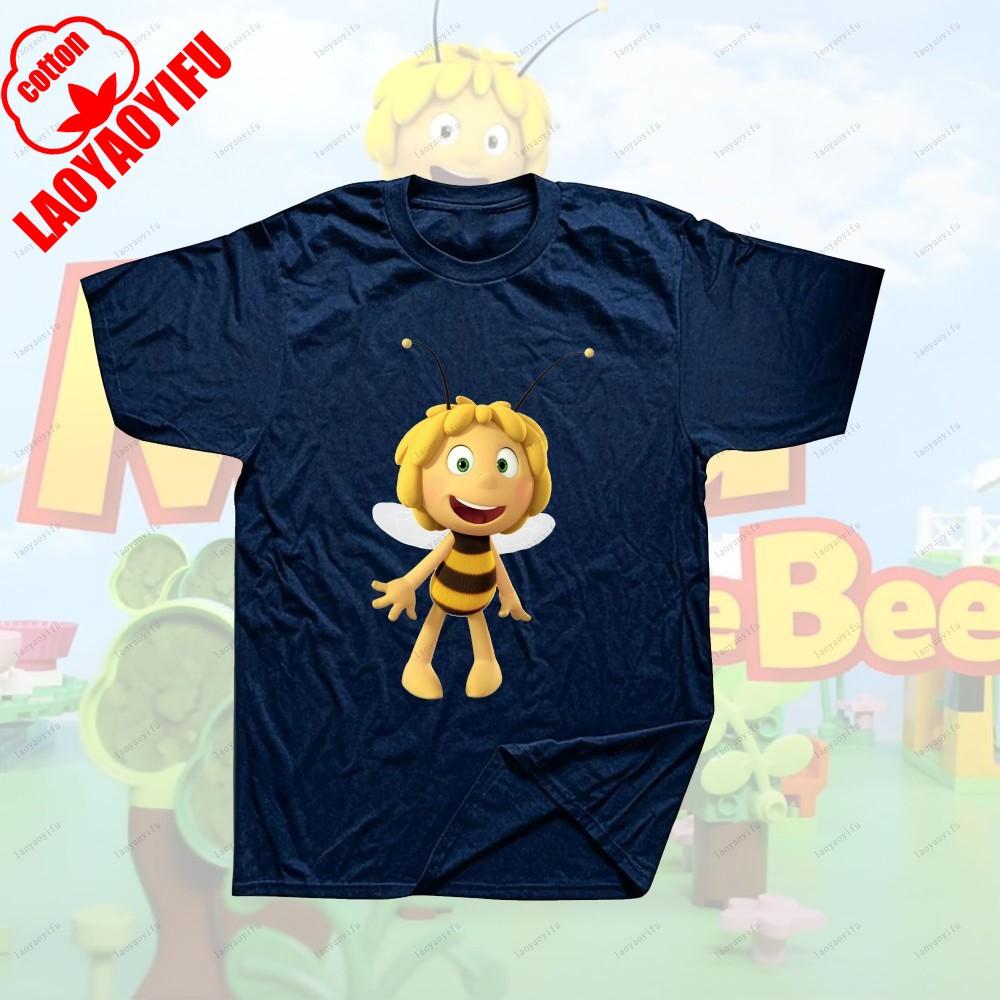 Maya The Bee Movie Cartoon Character T-shirts Cartoons T Shirt for Fitness Training Jogging Outdoor Activities