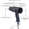 Industrial Hair Dryer Heat Gun 2000W Hot Air Gun Air Dryer For Soldering Thermal Blower Soldering Station Shrink Wrapping Tools