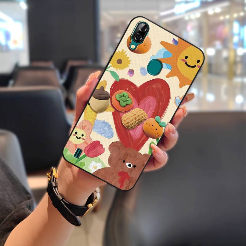 Shockproof Soft Case Phone Case For Blackview A60 Pro TPU Durable Anti-knock Waterproof Phone Pouch Animals Back Cover