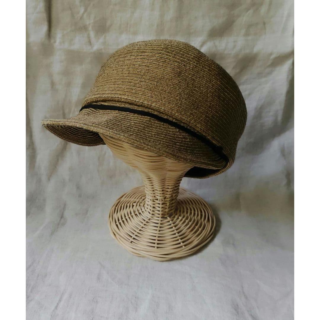 Used CA4LA Kasira Casquette Beige Brown Paper Cord