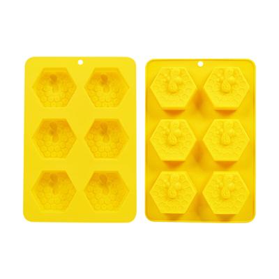 Seria Bee Formă Silicon Fondant Matrite Sapun Mold Argila Mold Mousse Mucegai Accesorii pentru coacere Material siliconic
