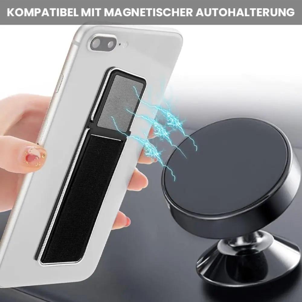 Cell Phone Ring Finger Kickstand Strap Band Foldable Phone Stand Universal Phone Holder Grip for iPhone 16/Samsung/Xiaomi/Huawei