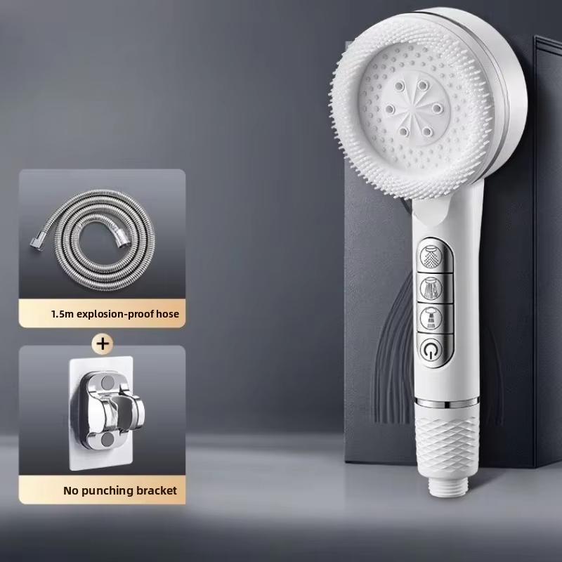 

New High Pressure With Filter Water Saving 4 Modes Shower Heads Adjustable Water Massage Sprayer Home Bathroom Accessories