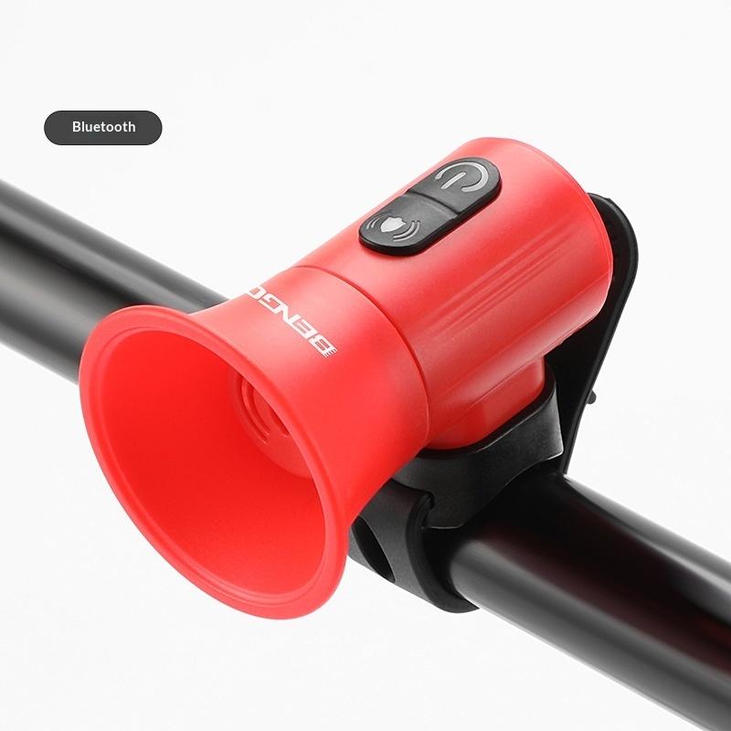 1Piece Bicycle Electronic Horn Loud Warning Sound Waterproof Suitable For Road And Mountain Bike