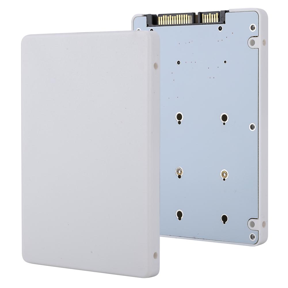 

USB 2.5 SATA External SSD Hard Drive Mobile Disk HD Enclosure Case Box (White) (Not Inclube Hard Disk)