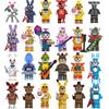 NOU Joc FNAF Nights Figurină Mini Figurine Piese de Construit Schelet Thriller Jucării cadou jucării copii matriță rege