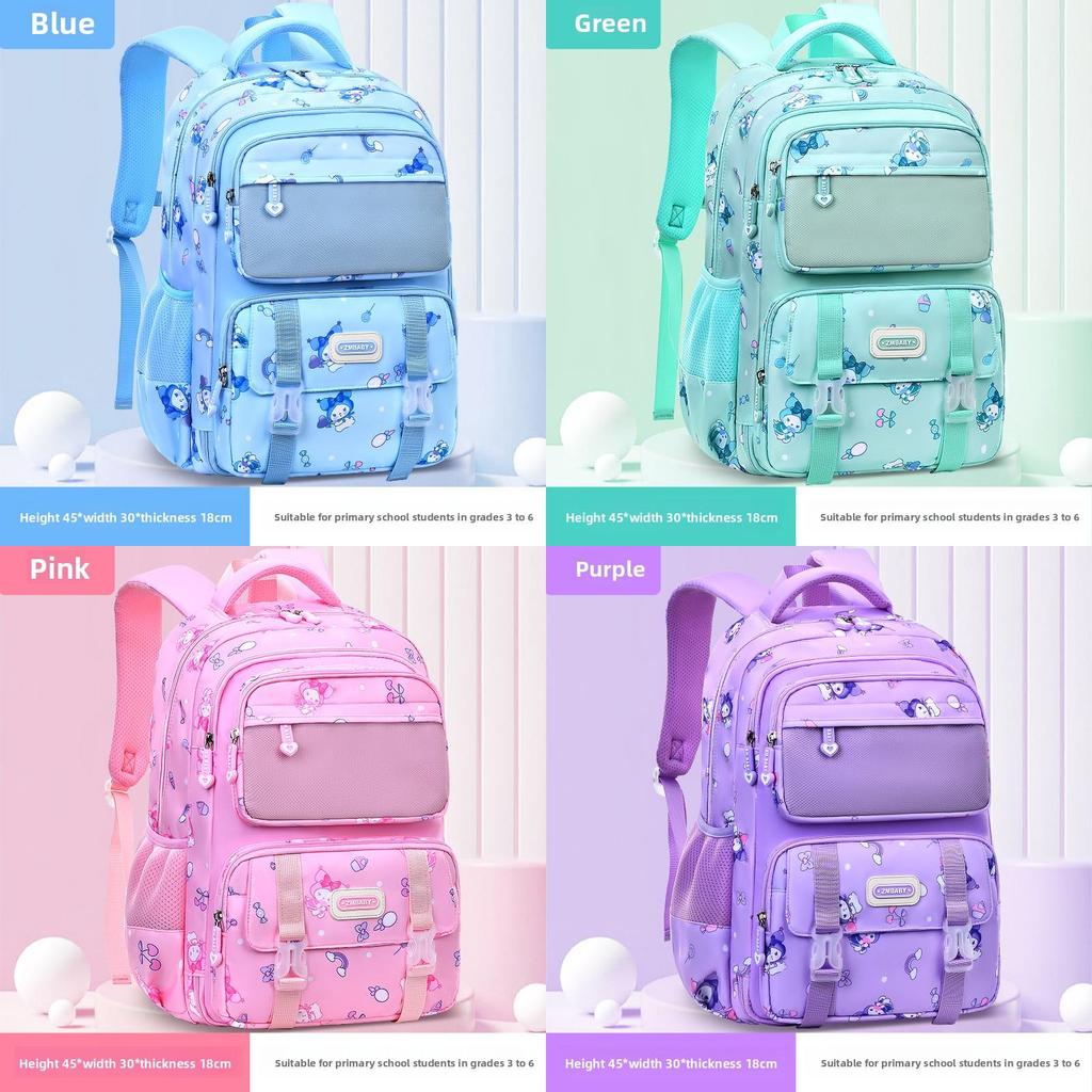 Kids School Backpack With Cushion Straps For Girls Educational Use