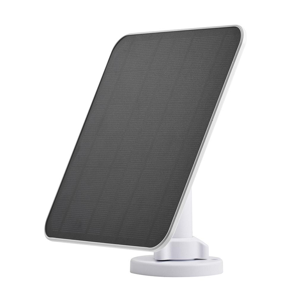

CSP5W-A 5W 5V Camera Solar Panel IP66 Waterproof Monocrystalline Solar Charger with Adjustable Bracket Black
