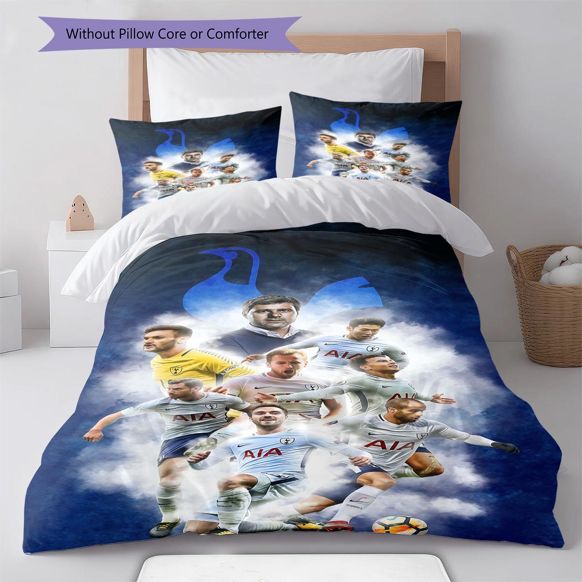 

Spurs Bedding Quilt Set Quilt Cover Pillowcase Home Decoration Birthday Gift (1 * duvet cover + 2 * pillowcase, without core) 135x200cm