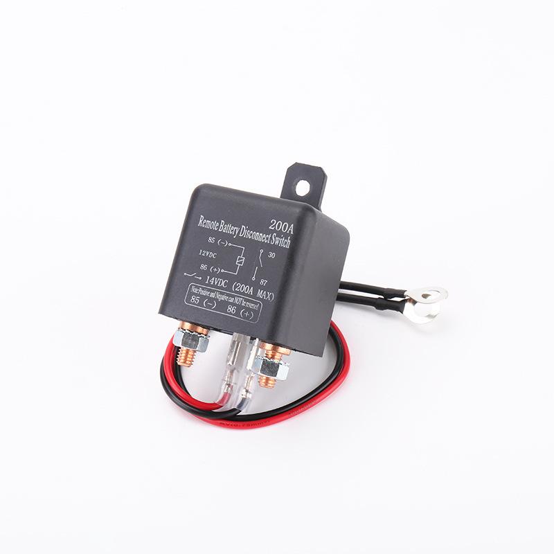 Car Battery Isolator Ignition Cut Off Switch Relay Intelligent Remote Control For Boat RV Truck Motorcycle Accessories 200A 12V