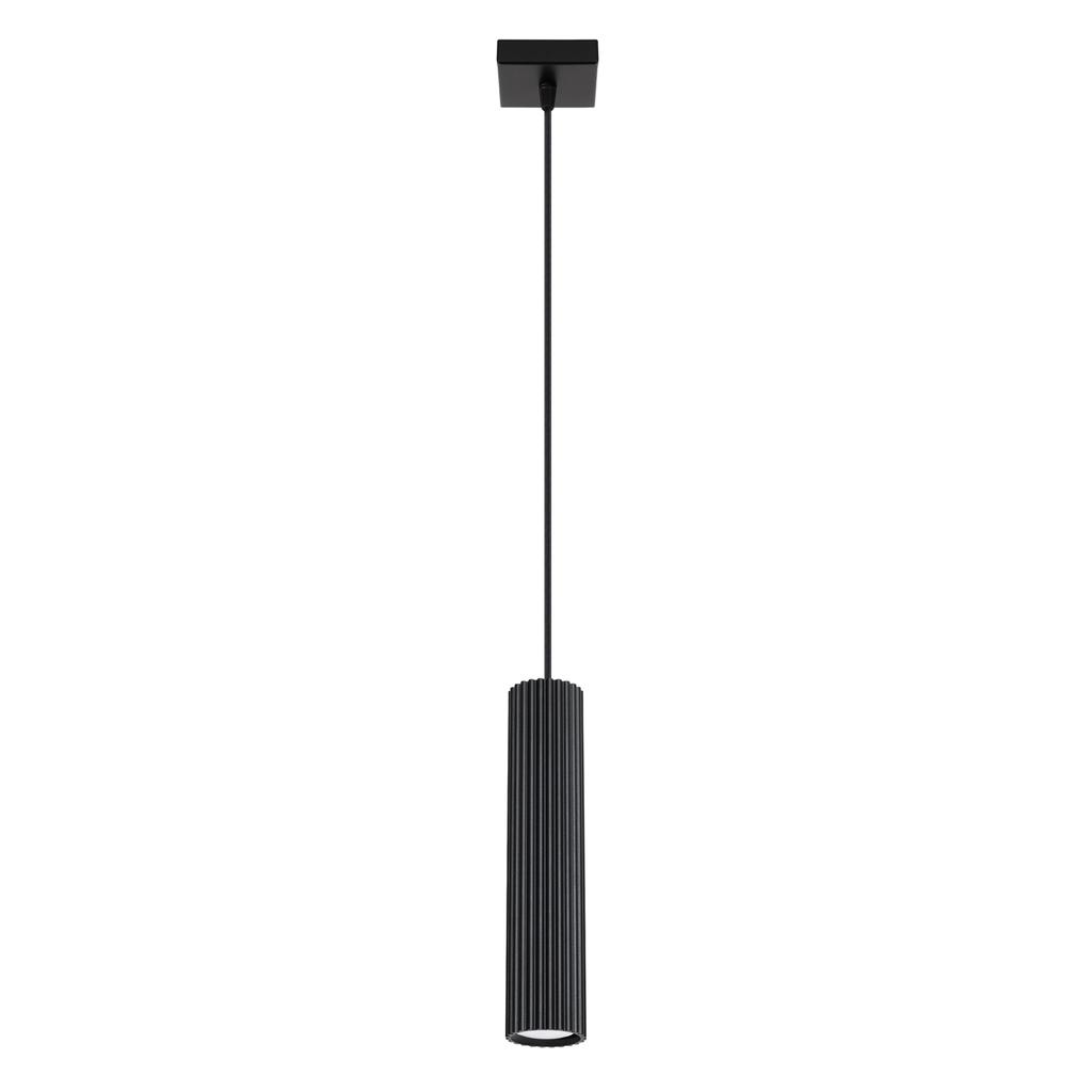 Lampa Wisząca Karbon 1 Gu10 Czarny Alu Sollux Sl.1573