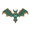 Halloween Green Bat Ins-inspired Gothic Dark Accessories Trendy Brooch