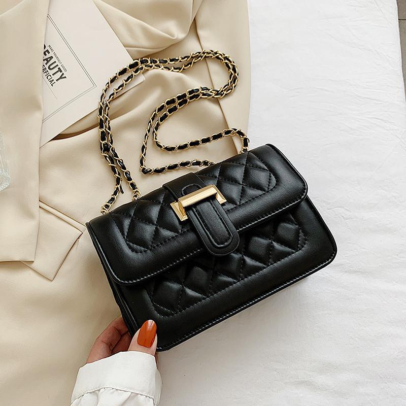 Women's Small Bag 2026 New Fashion Korean Fashion Chain Messenger Bag Casual Texture Portable Shoulder Bag