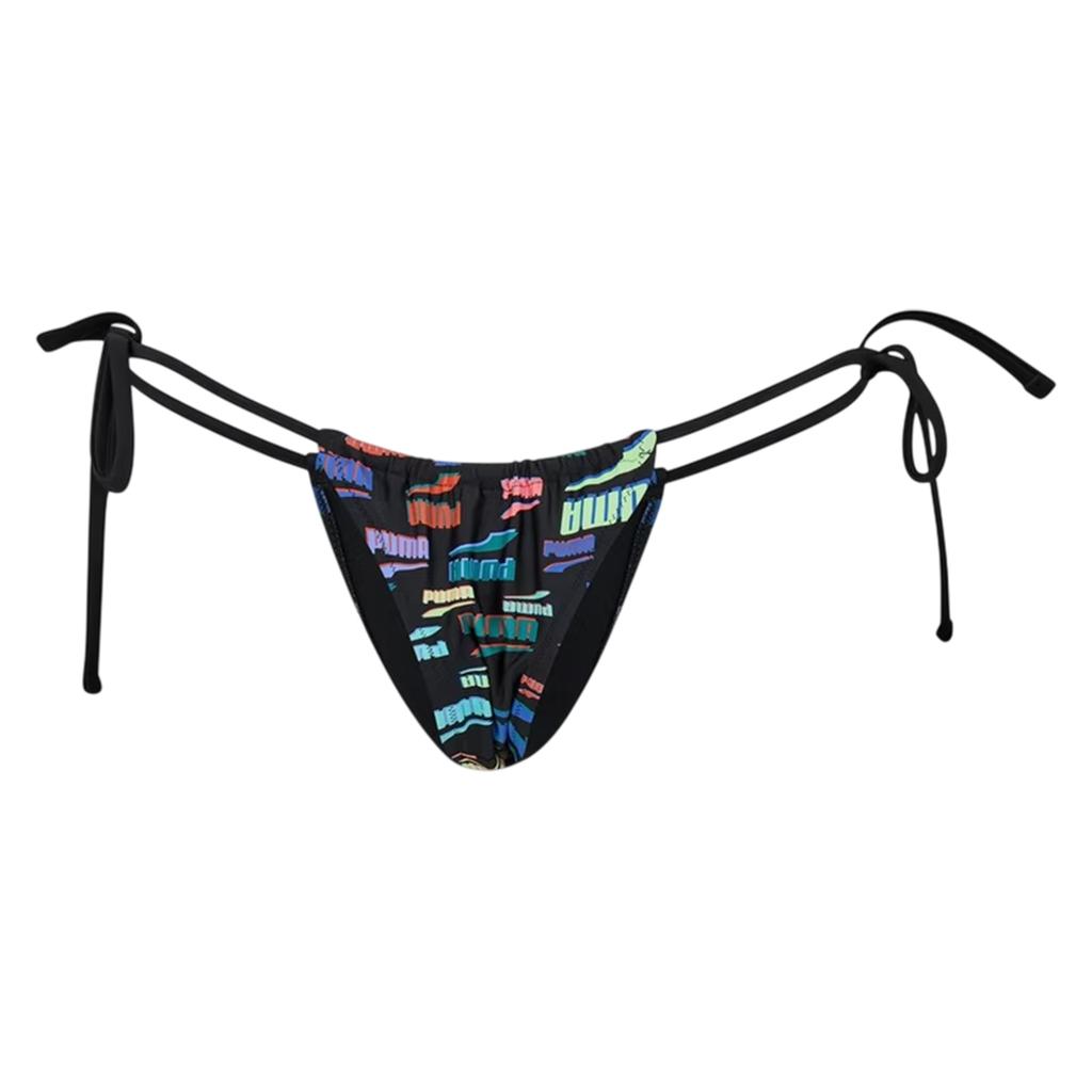 Puma Womens/Ladies Tanga Graphic Print Side Tie Bikini Bottoms