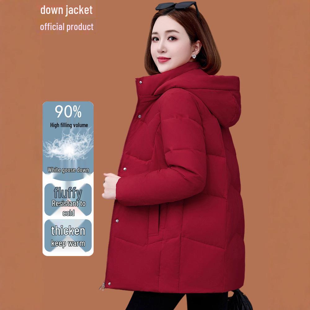 Women's Winter 2025 Thickened Down Jacket - Little Fragrance Style Trend