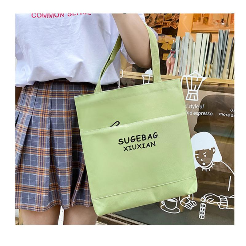 Female Junior High School College Students Four-piece School Bags Korean Version Harajuku Style Backpack Ins Knapsack with Bumbag Pen Bag