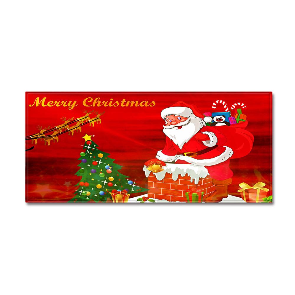 Christmas Kitchen Sand Carpet Doormat Long Floor Mat