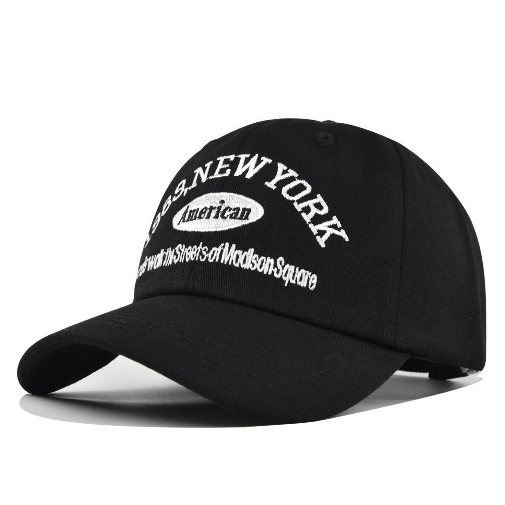 Breathable men s and women s sun hat letter stylish couple hat letter embroidered peaked cap baseball cap cotton as the picture