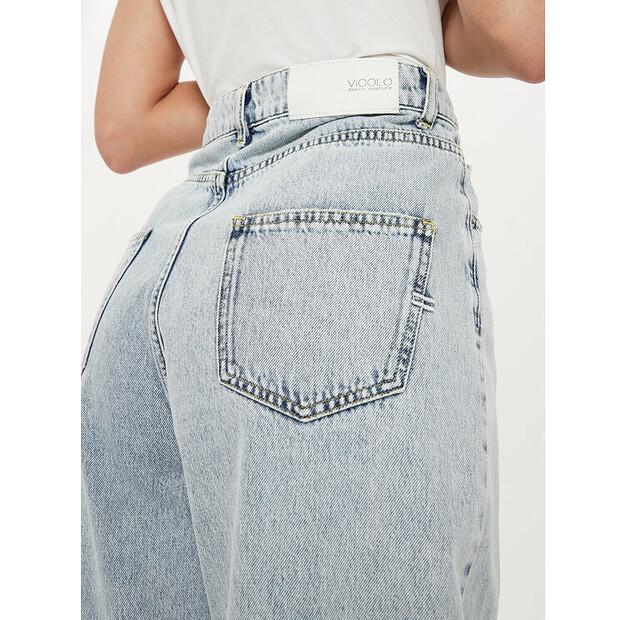 Джинсы ViCOLO DB5343 синий Regular Fit