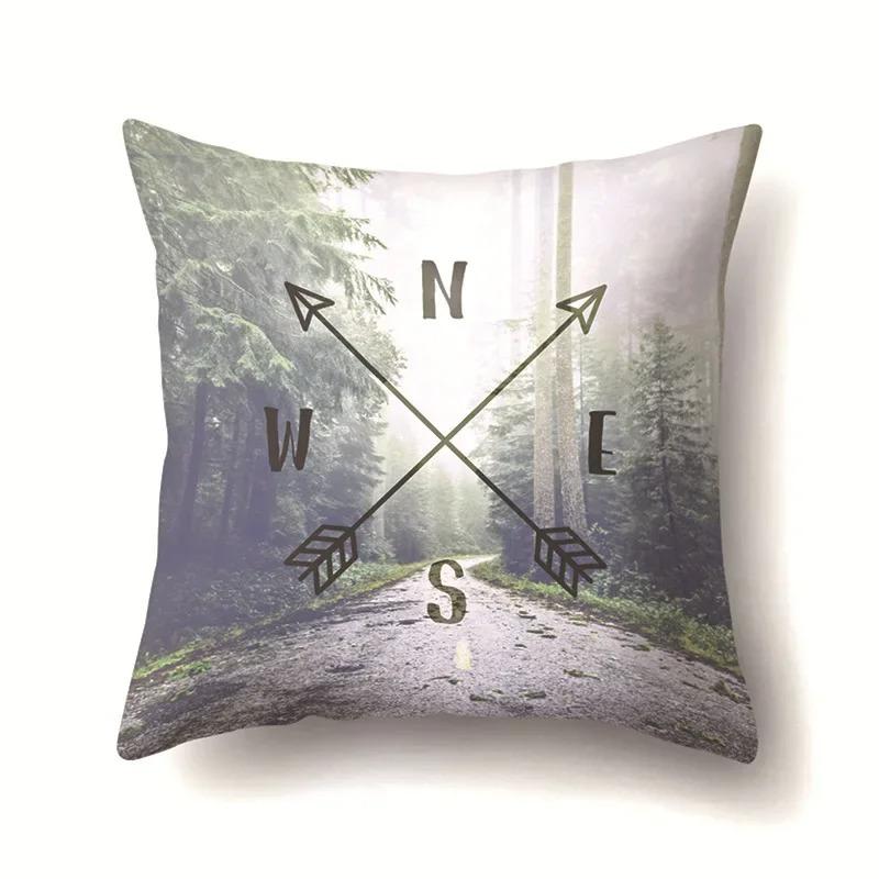 Four Seasons Landscape Pillowcase Office Living Room Home Pillowcase Car Ornaments