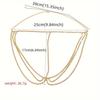 Exquisite Rhinestone Tassel Forehead and Mask Chain Hairpiece for Bridal Jewelry