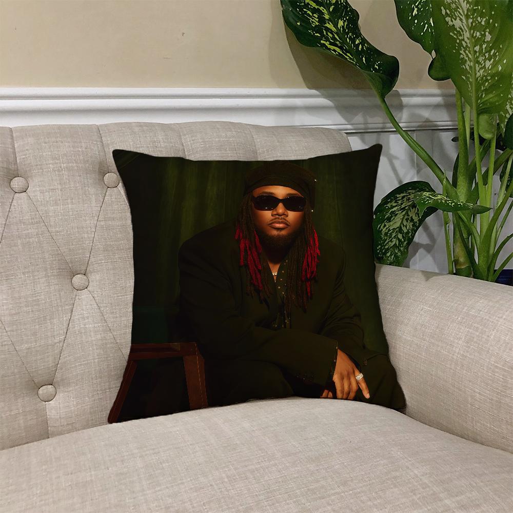 Singer L-Leon Thomas III cushion cover Square Sofa Cushion Cover Casual Skin-Friendly Comfortable Pillow Cover