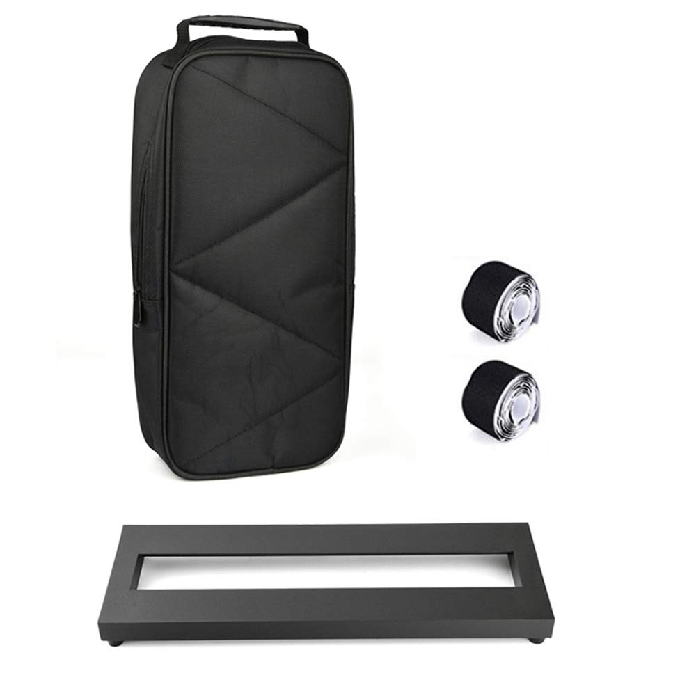 Pedal Board for Guitar and Bass Effects Small Mini Pedal Board with Carrying Bag and 2 Pedal Board 38 X X 3cm Pedals, Tapes, 12.5